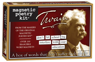 Magnetic Poetry - Twain    