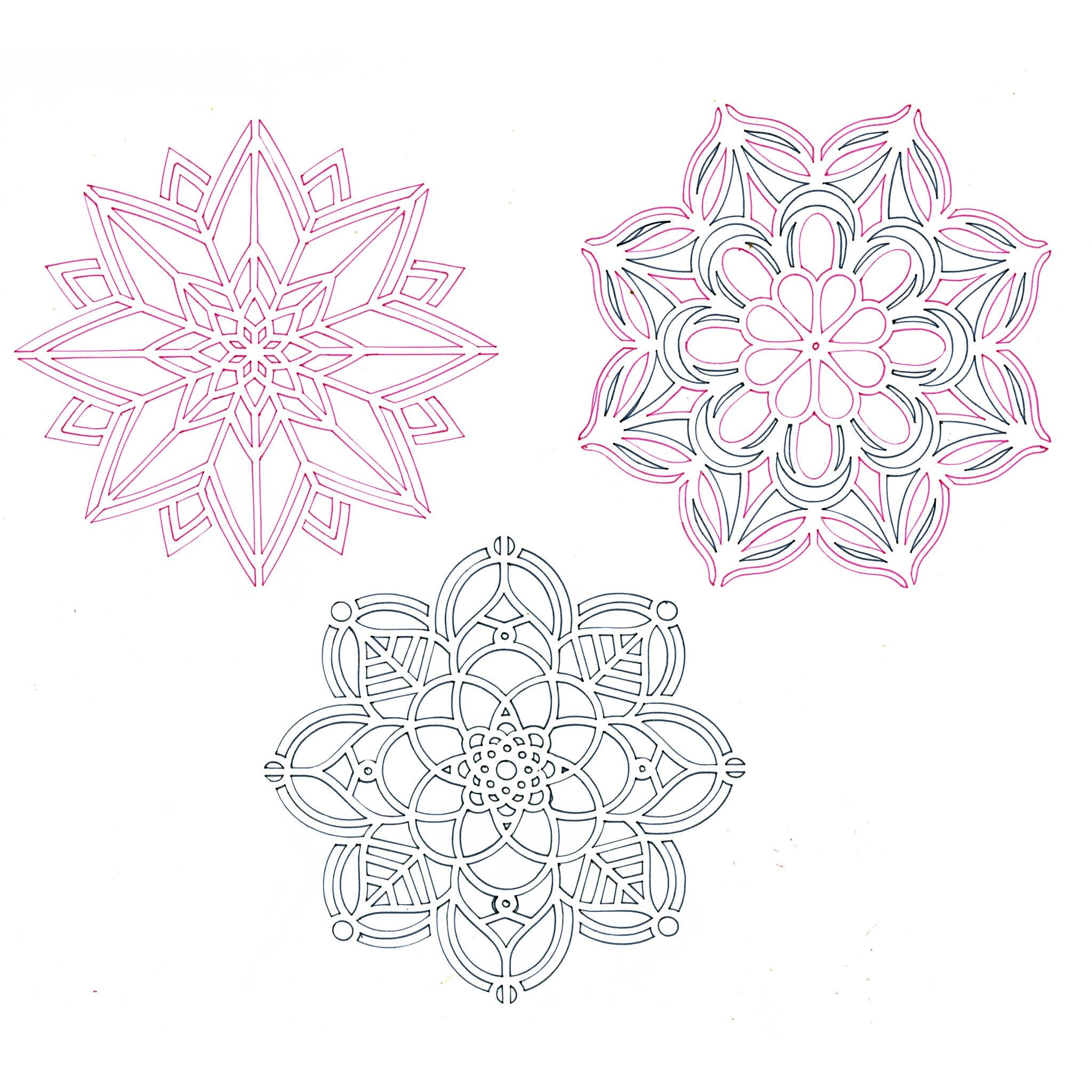 Mixed Media Stencils - Mandala    