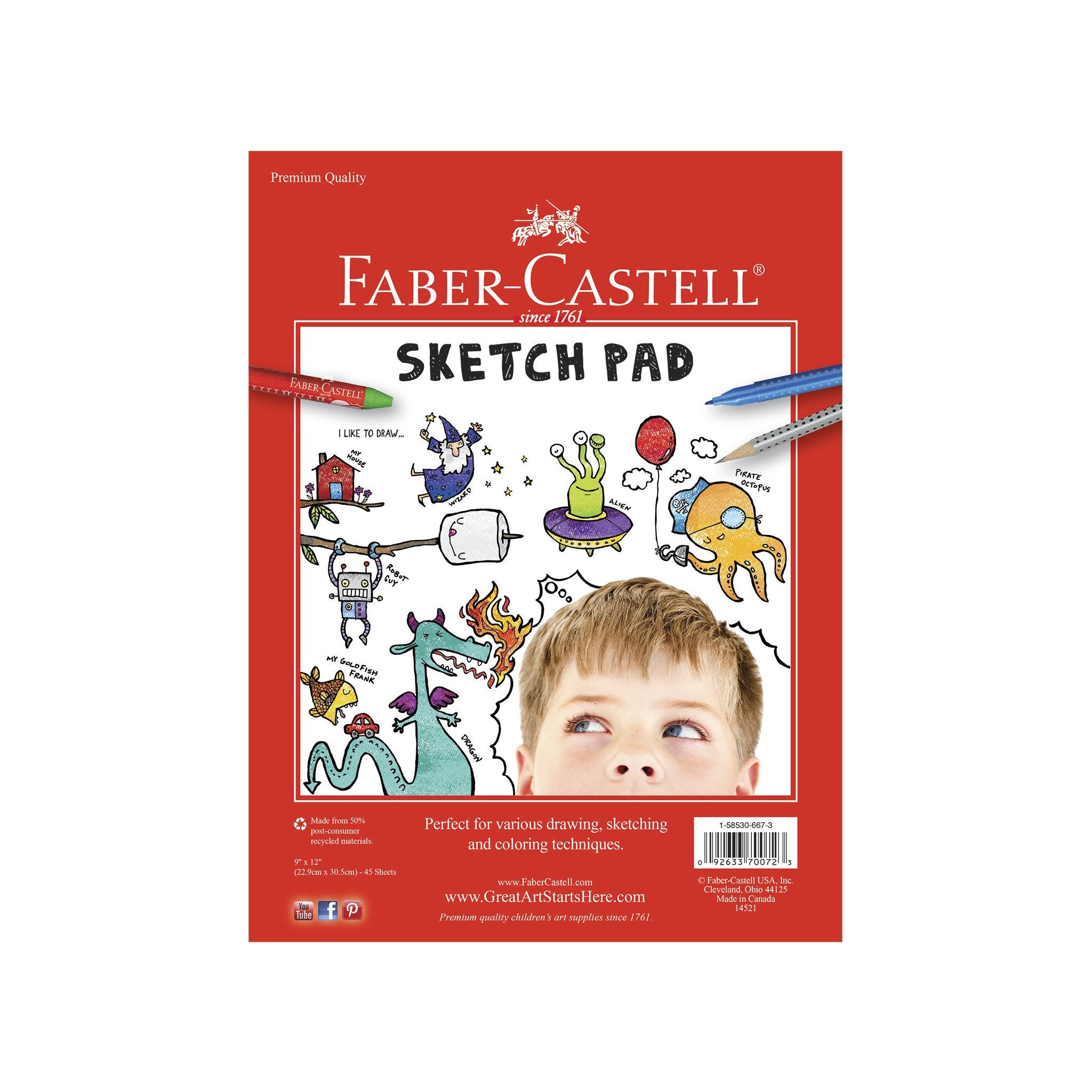 Sketch Pad - 9x12 Inches    
