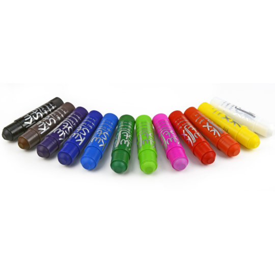 Kwik Stix Solid Tempera Paint - 12 Classic Colors    