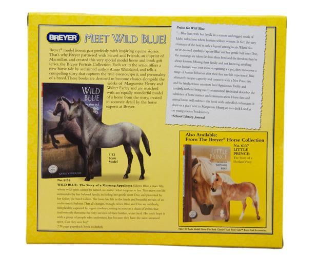 Wild Blue Book and Horse Set - Breyer Horses Freedom Series    