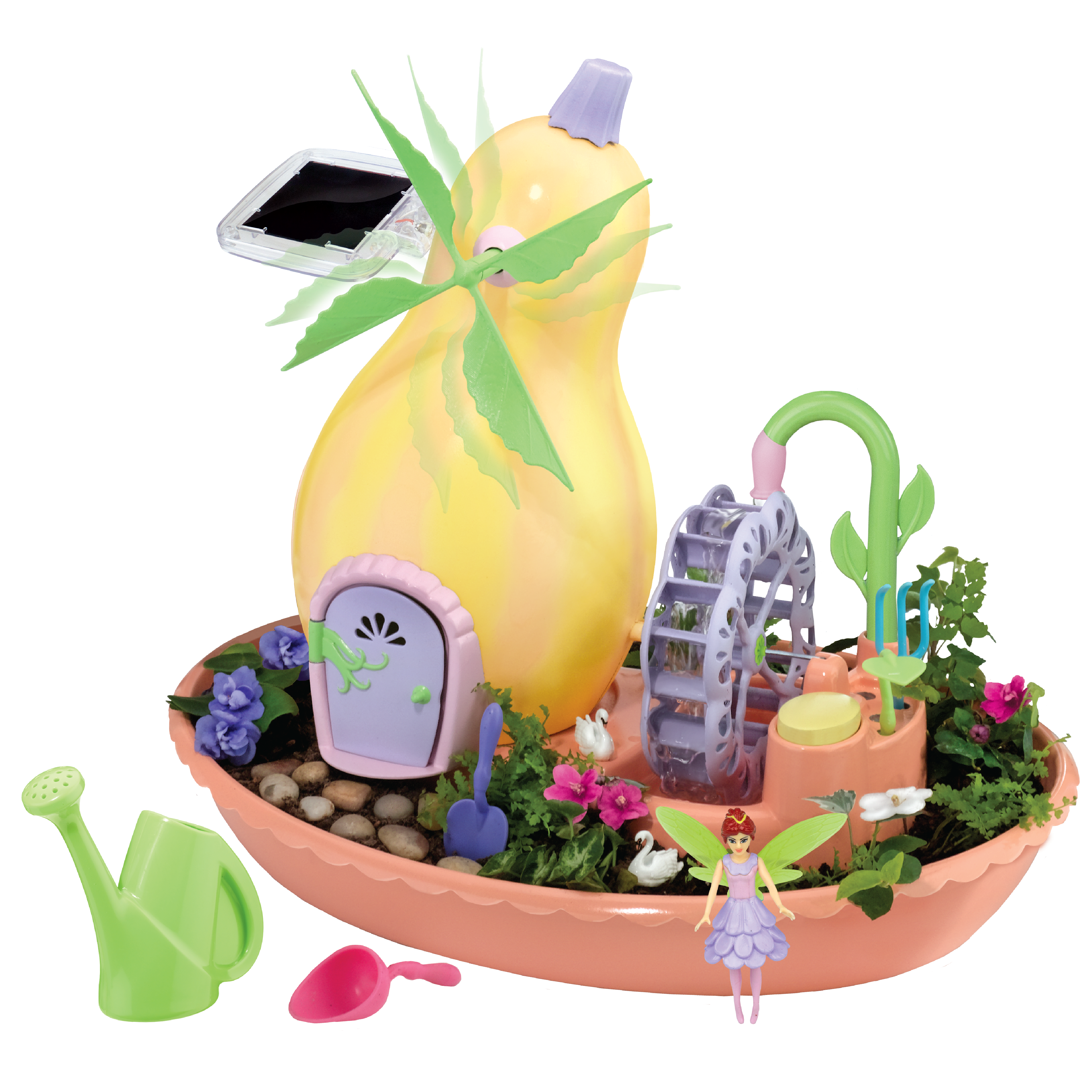 Windmill Terrace Solar Fairy Garden    