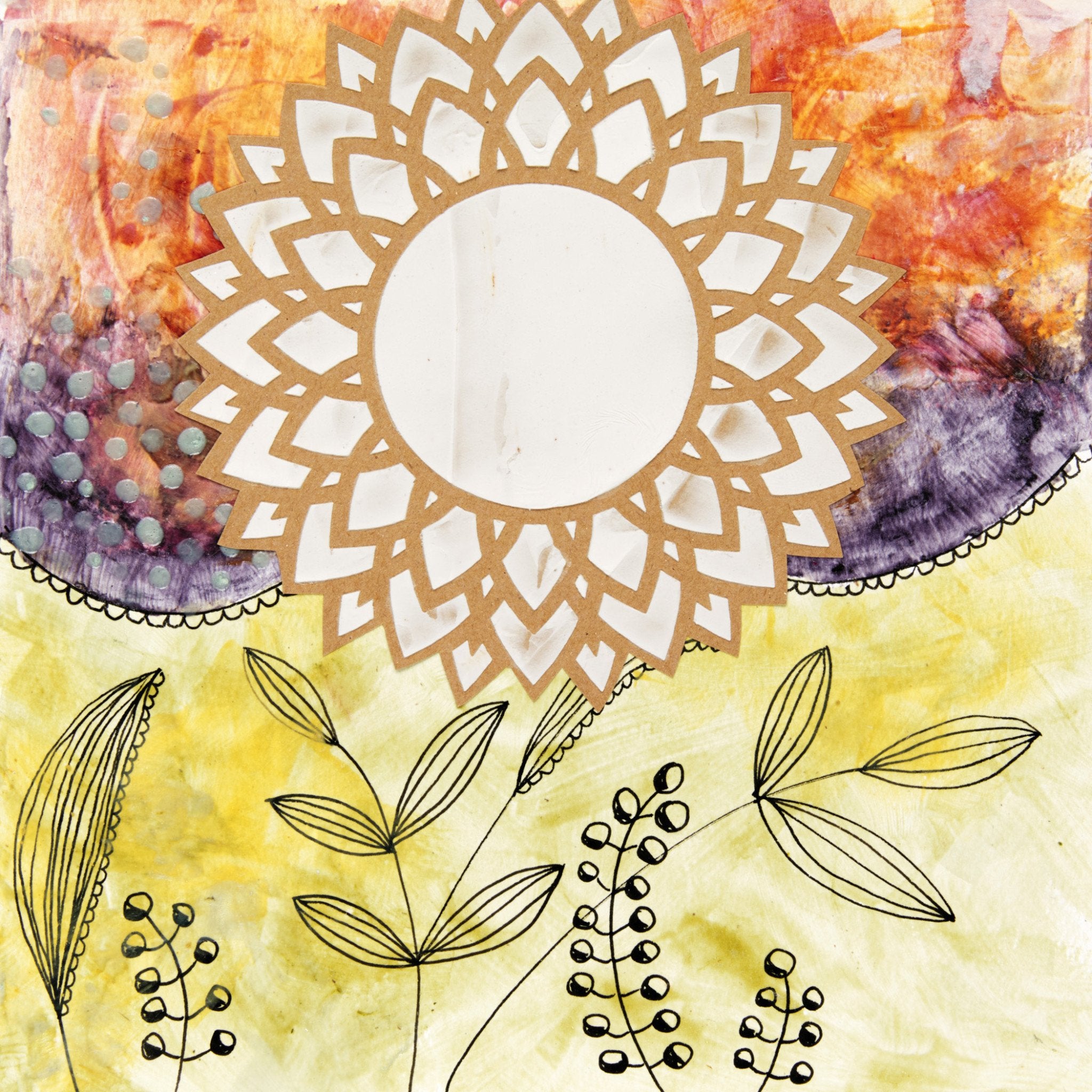 Mixed Media Stencils - Mandala    