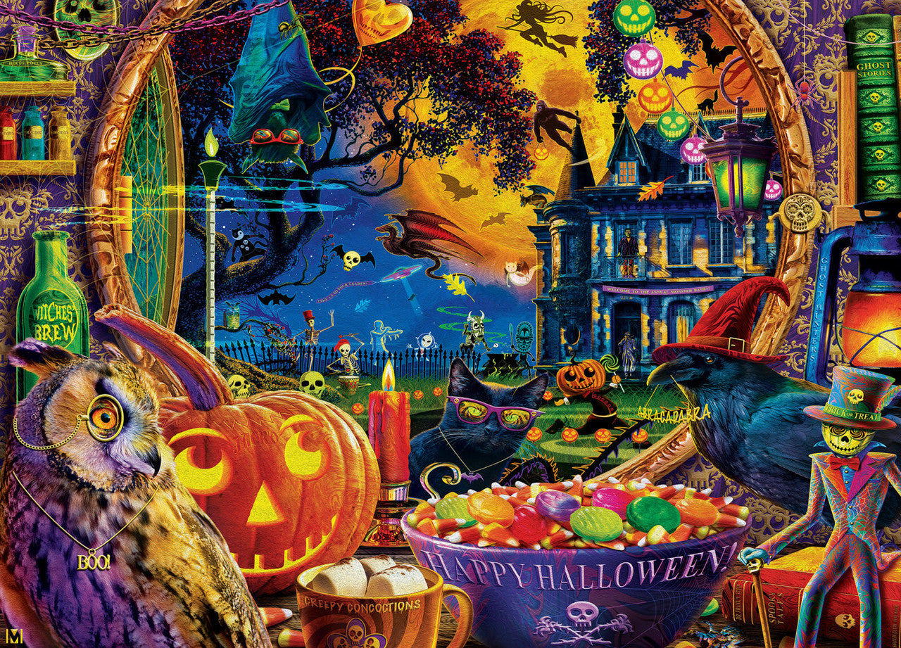A Scary Night Outside 1000 Piece Puzzle    